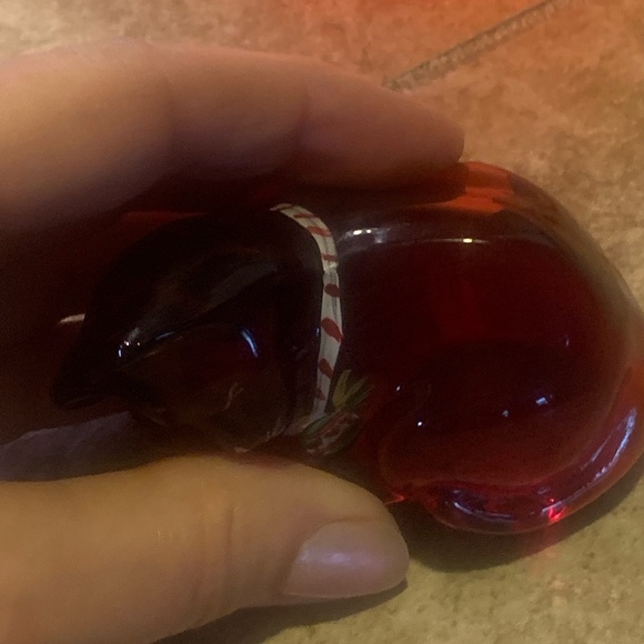 Fenton Red Art Glass Cat Figurine - Picture 6 of 7